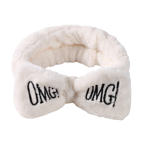 Girl's Beauty Omg! Hairband In White Colour Soft Fabric 2-6 Months Old 1Pc