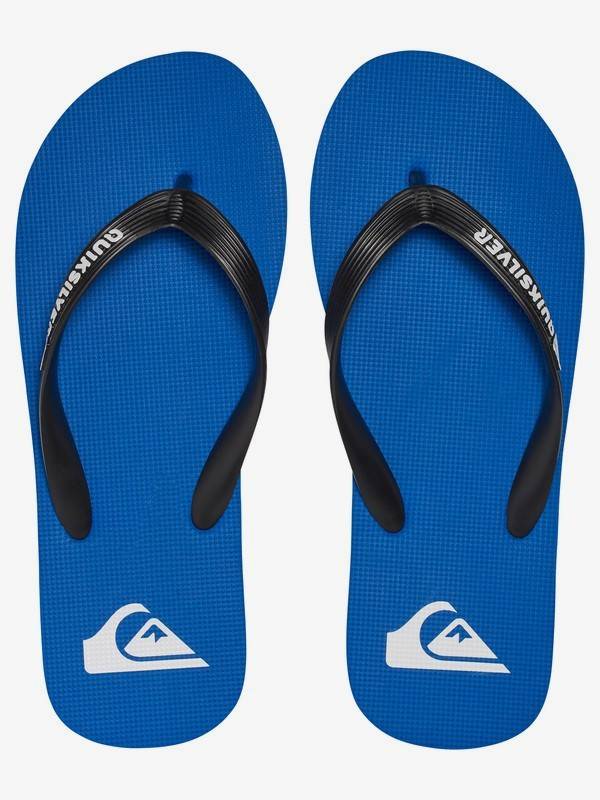 QUIKSILVER MEN MOLOKAI FLIP FLOPS AQYL100601-XKBK 42 BLUE