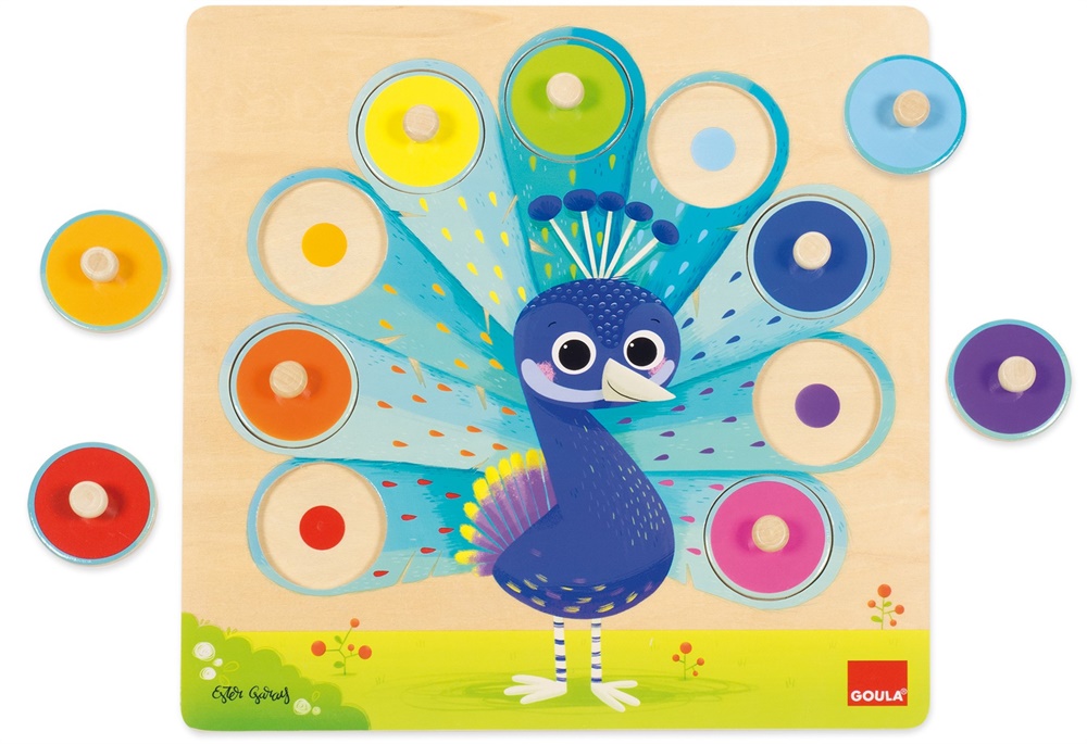 Peacock Puzzle (2 years+)