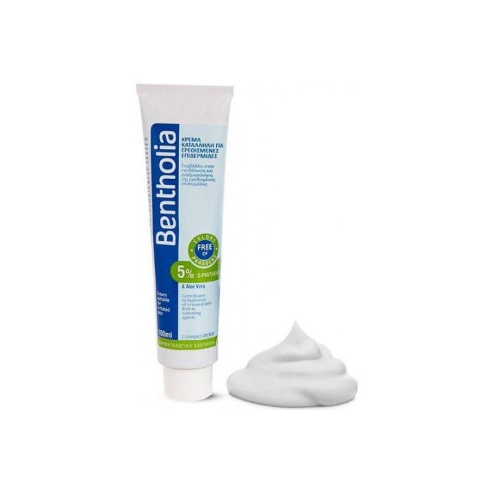 Bentholia, Cream Panthenol & Aloe Vera 100ml