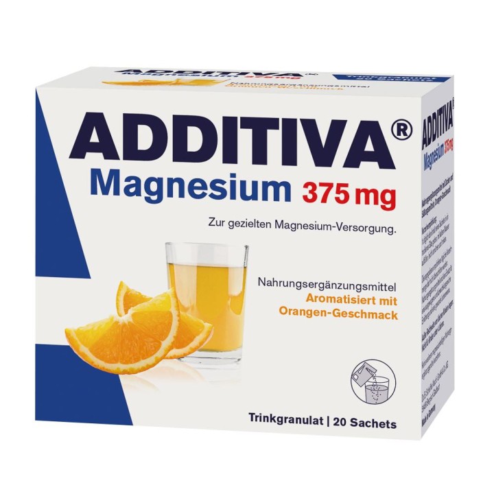 Additiva Magnesium, Sachets, 20 x 375mg
