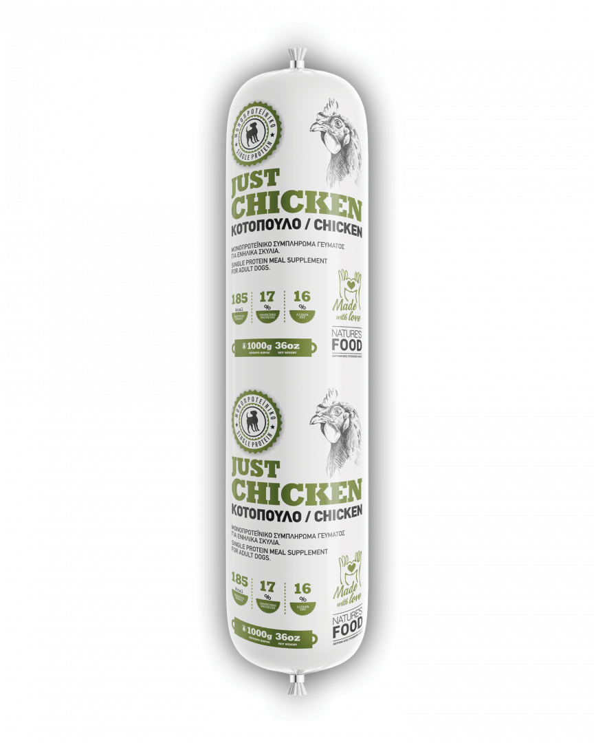 Nature's Just Chicken Sausage 1kg