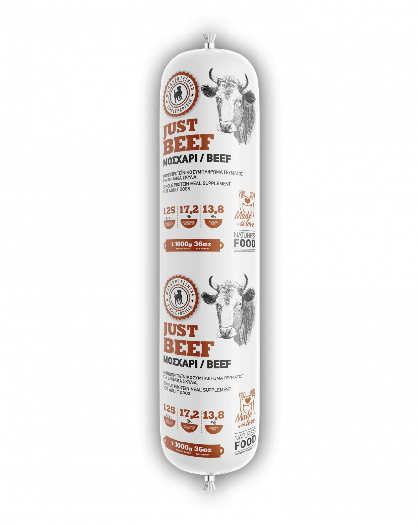 Nature's Just Beef Sausage 1kg