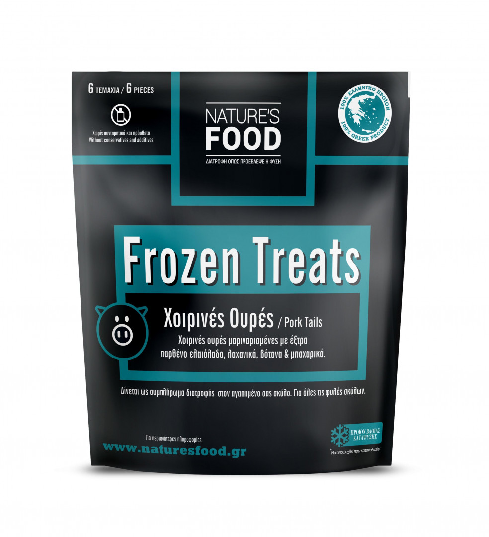 Nature's Pork Tails Frozen Treats 6 pcs