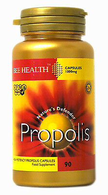 Bee Health High Potency Propolis Tablets 1000Mg 90 Pack 1pc