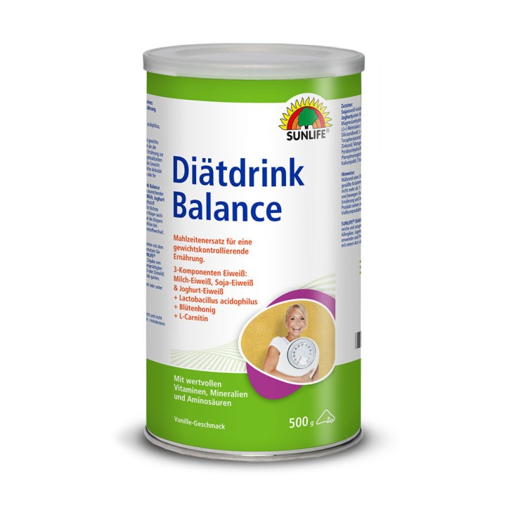 Sunlife Diätdrink Balance Vanille 500 G 1pc