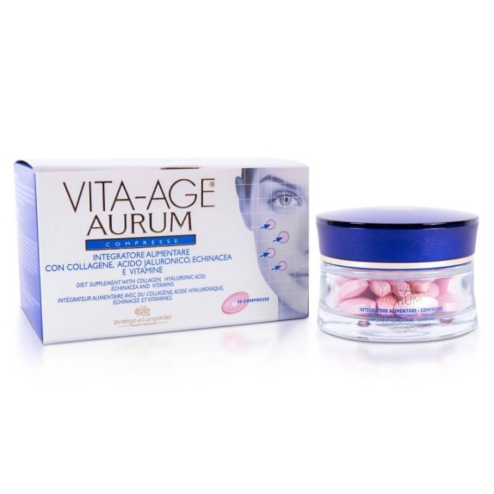 Vita-Age Aurum Dietary Supplement With Hyaluronic Acid 30Tablets