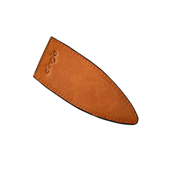 27G Deejo Leather Sheath, Natural Colour