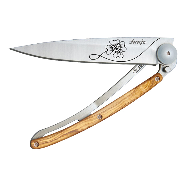 Deejo 37G Olive Wood Lucky Charms Design