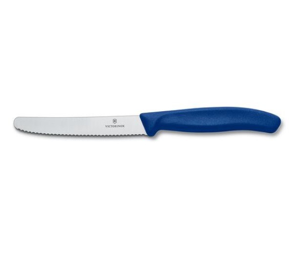 Victorinox Swiss Classic Tomato And Table Knife Blue Colour