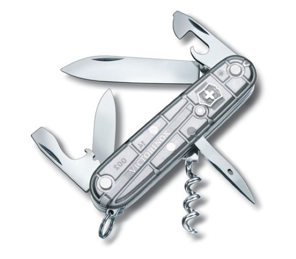 Victorinox Swiss Army Knife 91Mm Spartan Silver Tranparent Colour