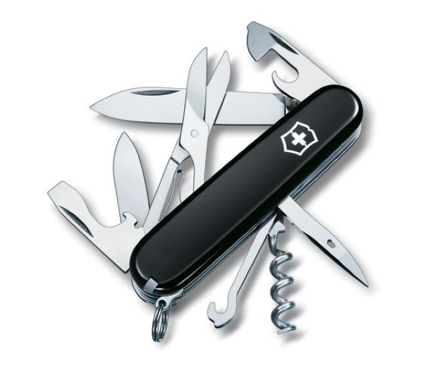 Swiss Army Knife 91Mm Length Climber Black