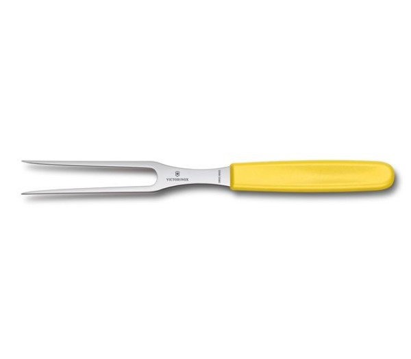 Victorinox Swiss Classic Carving Fork Yellow Colour