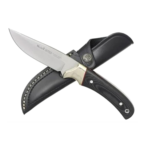 Muela 110Mm Blade Full Tang Black Micarta Scales And Nickel Si