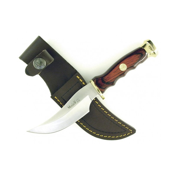 Muela 95Mm Size Blade Brass And Red Wood Handles