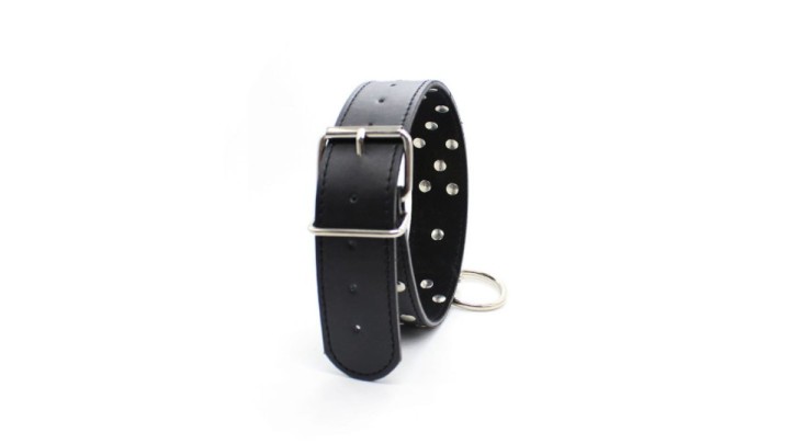 Naughty Toys Studded Collar With Leash