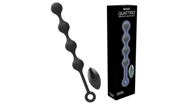 Nexus Quattro Wireless Remote Control Vibrating Silicone Beads