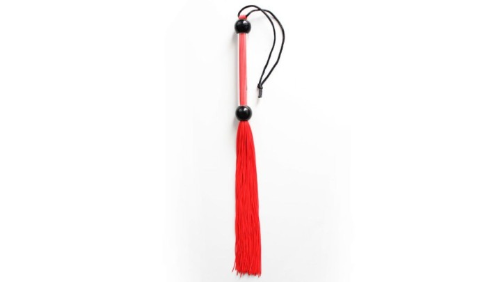 Naughty Toys Red Silicone Flogger 36Cm