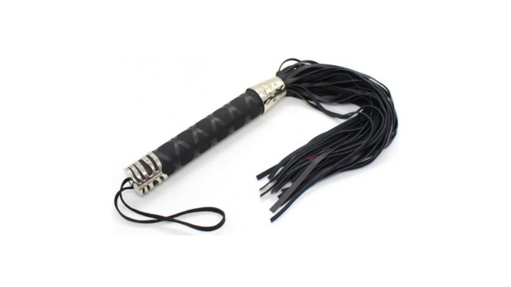 Naughty Toys Black Bondage Spanking Flogger 45Cm