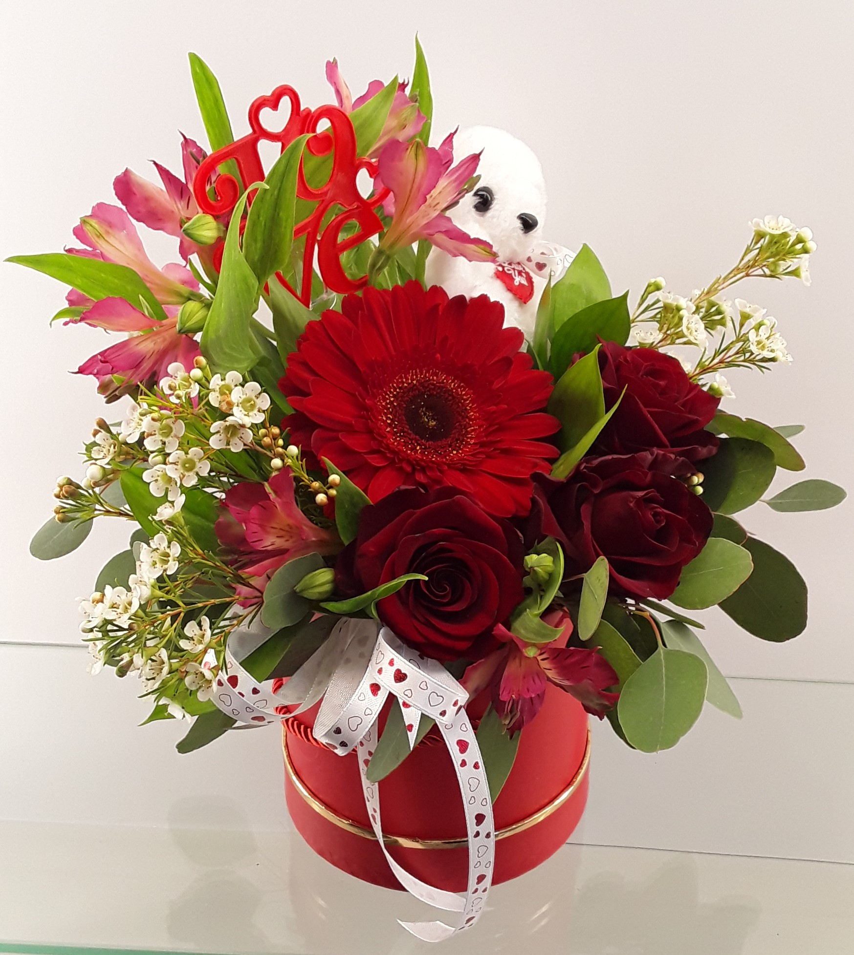 B2322-Mixed flowers in a Flower Box