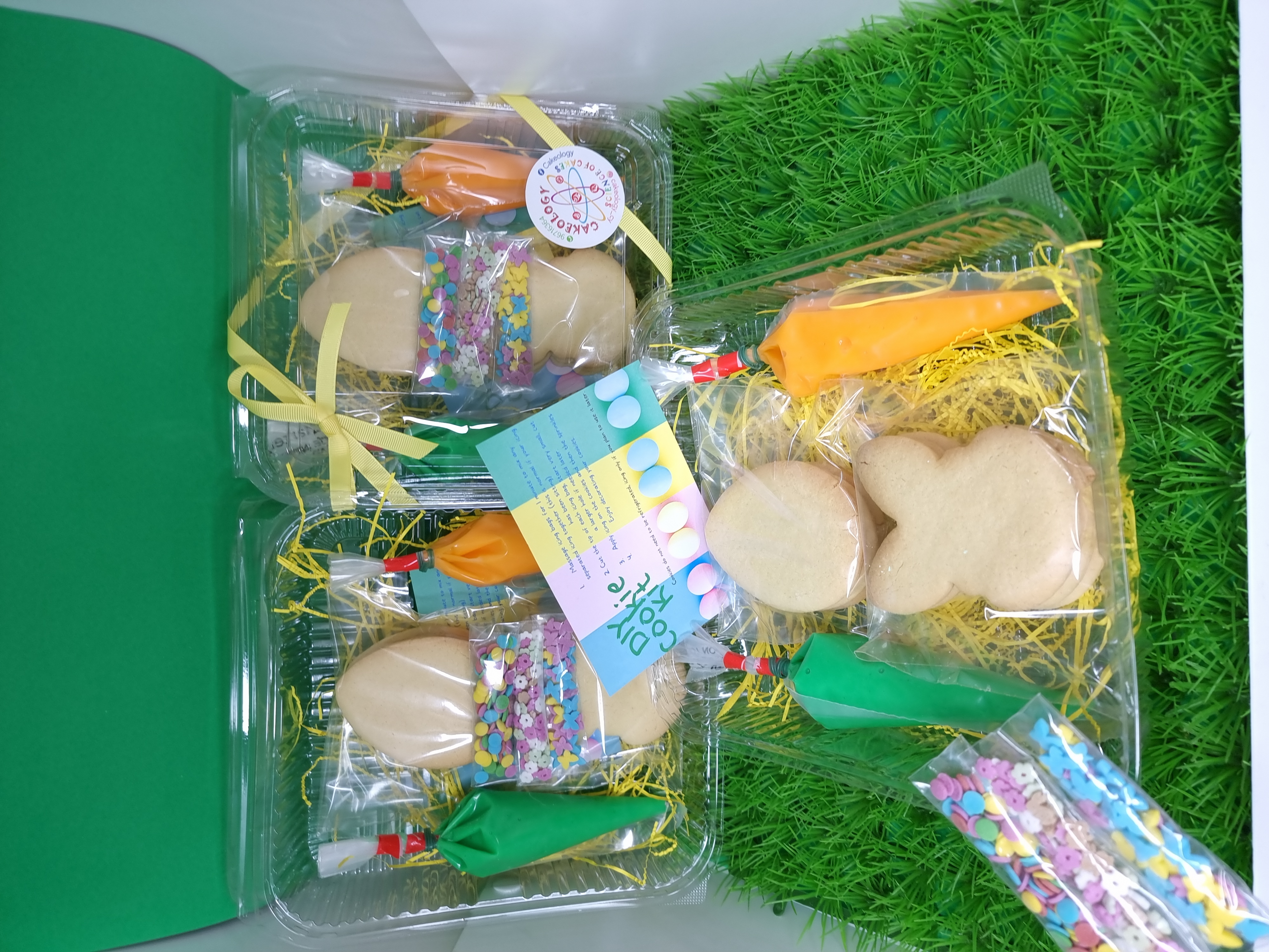 Easter Egg & Bunny Decorate yourself cookie kit