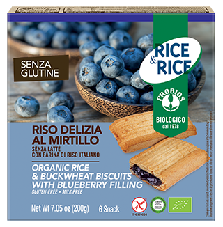 Probios Blueberry Buckwheat Biscuits Gluten Free 200G Bio