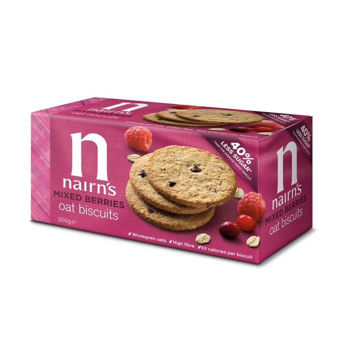 Nairns Mixed Berries Oat Biscuits 200G