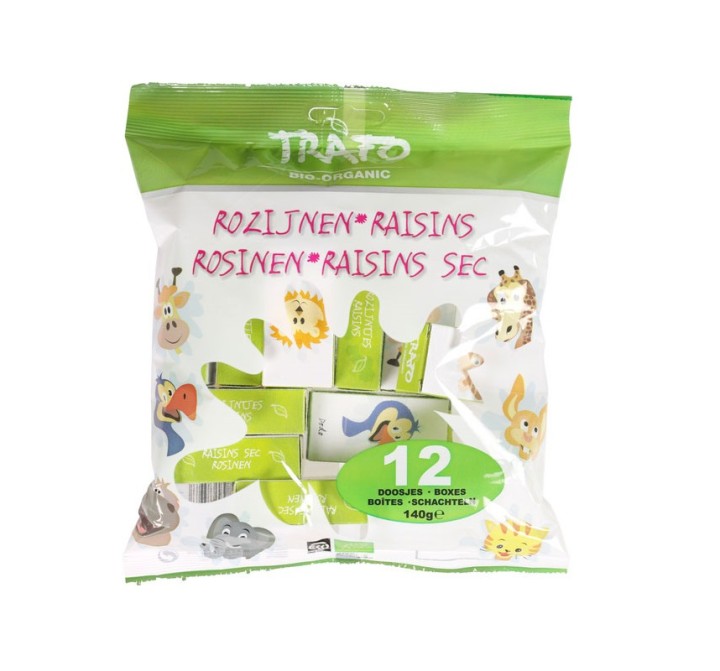 Trafo Raisins In Kids Boxes 140G Bio