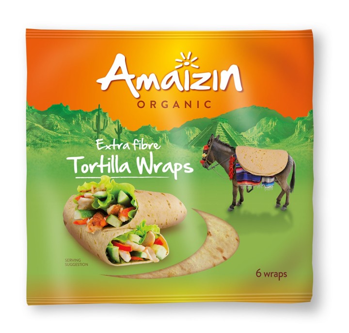 Amaizin Tortilla Wraps Extra Fiber 240G