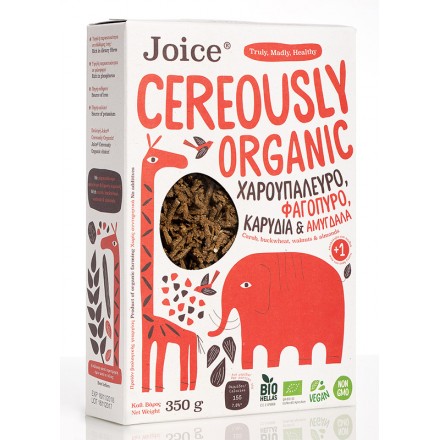 Joice Cereously Organic Carob Flour Cereal 350G