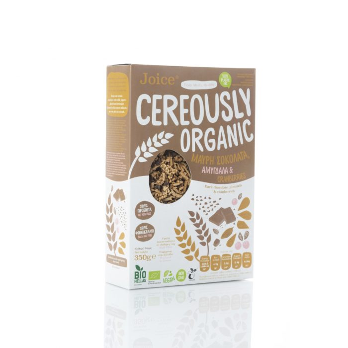 Joice Cereously Organic Choco Almonds Cranberries Cereal 350G Bio