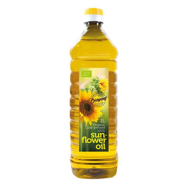 Biopont Sunflower Oil Cold Pressed 1L Bio