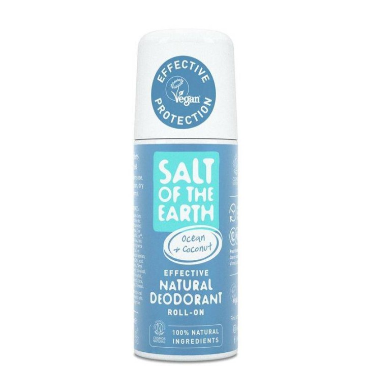 Salt Of The Earth Natural Deodorant Roll On Ocean Coconut 75Ml