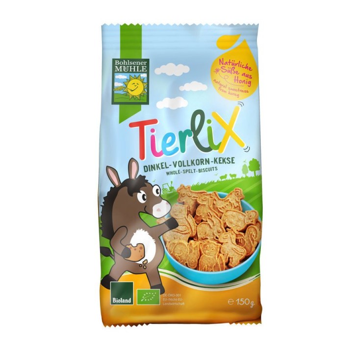 Bohlsener Tierlix Spelt Cookies 125G Bio