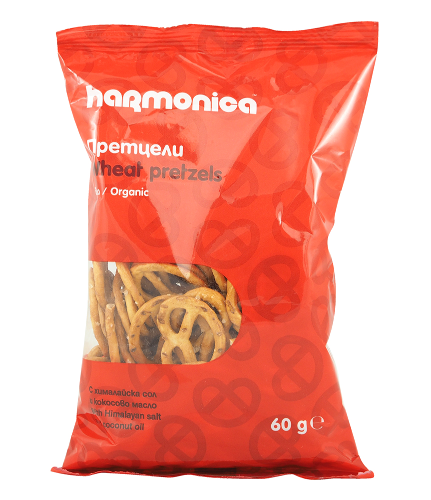 Harmonica Wheat Pretzels 60G Bio