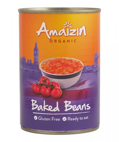 Amaizin Baked Beans 400G Bio