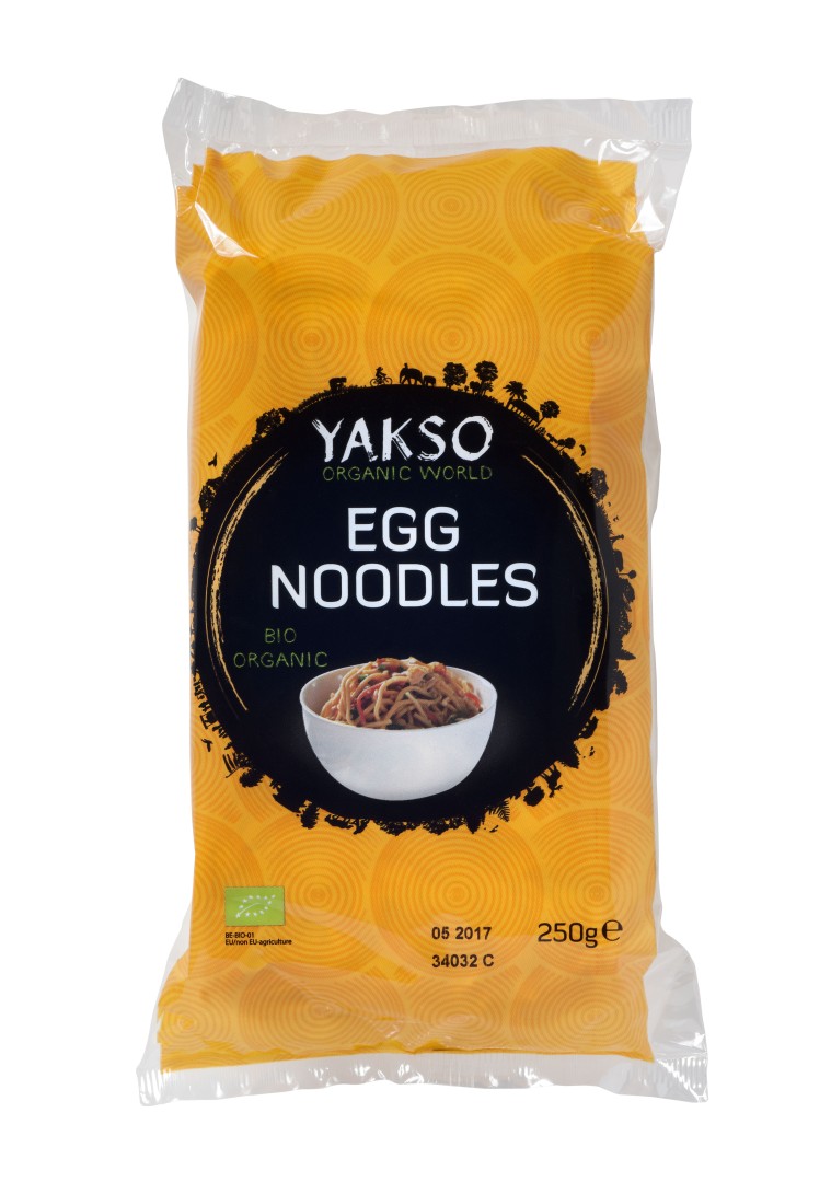 Yakso Egg Noodles 250G Bio