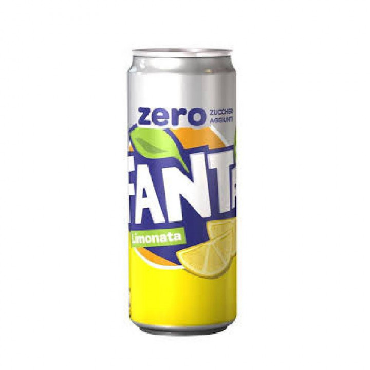 Fanta Lemon Flavour Zero Stevia Sopa 330Ml