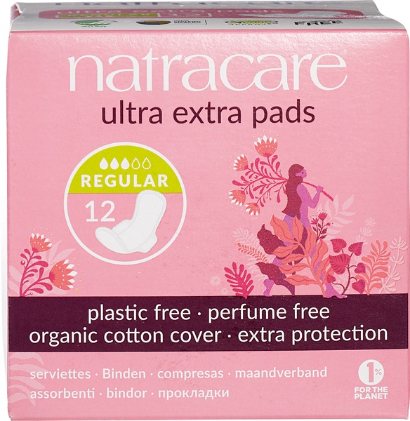 NATRACARE REGULAR ULTRA EXTRA 12 PADS