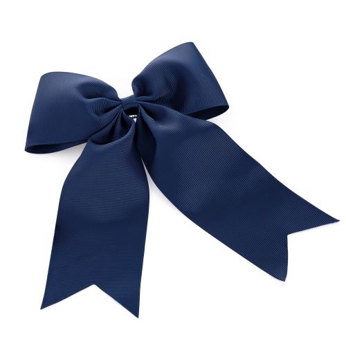 Girl's Hair Accessory Long Tail Bow Hair Barrette In Blue Colour