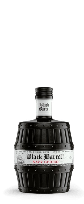 A.H. Riise Black Barrel Navy Spiced Rum 40% Alc Vol Denmark 70Cl