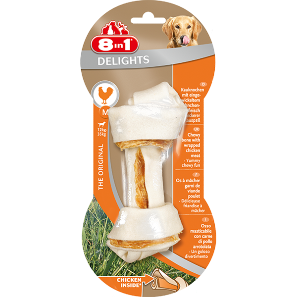 8in1 Bone Delights Chicken M 70g