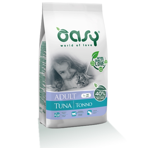 Oasy Adult Cat With Tuna - 1.5 Kg