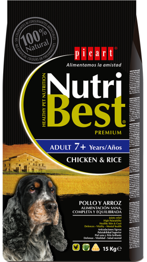 Picart Nutribest Senior Chicken And Rice - 15 Kg