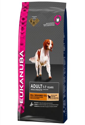 Eukanuba Adult Small And Medium Breed Lamb And Rice - 2.5 Kg