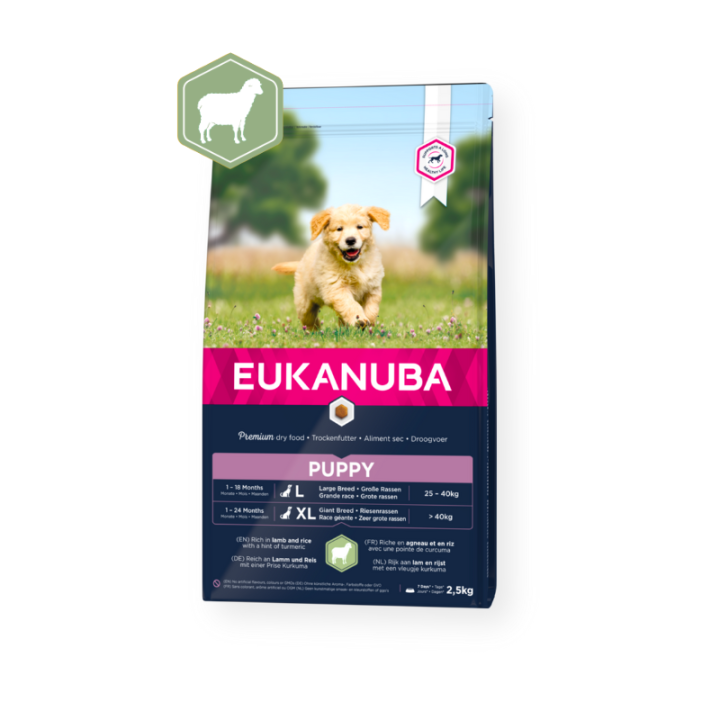Eukanuba Puppy Lamb & Rice Large Breed - 2.5 Kg