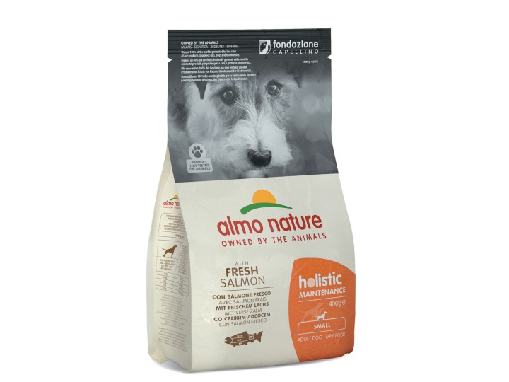 Almo Nature Adult X-small- Small Salmon & Rice - 400gr