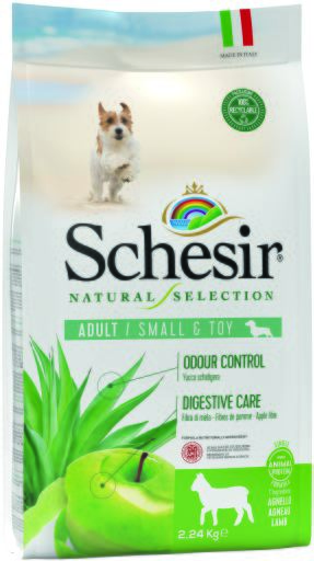 Schesir Natural Selection Adult Small And Toy Dog Lamb - 490gr