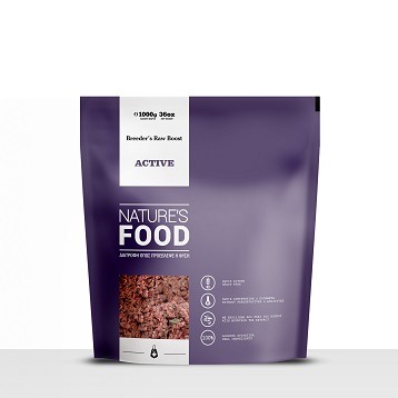 Natures Food Barf Active Breeders Raw Boost - 1 Kg