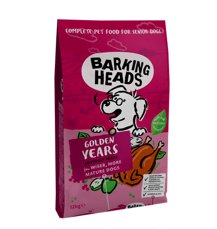 Barking Heads Golden Years For Older Dogs - 18 Kg